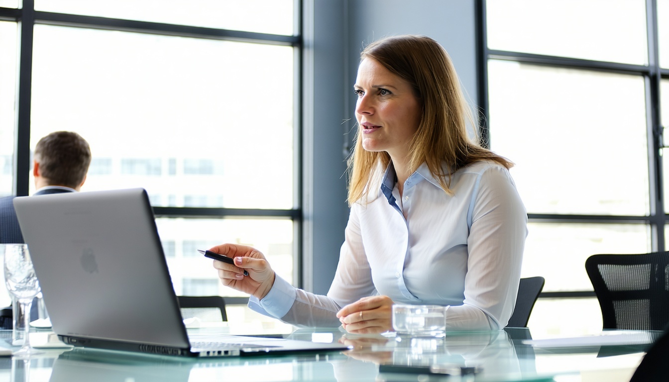 Consultant SAP analysant les besoins d'un client